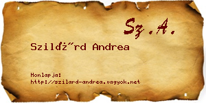 Szilárd Andrea névjegykártya